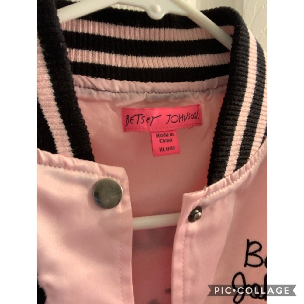 Betsy Johnson Pink Lady Jacket Girls size 14 - Picture 4 of 8